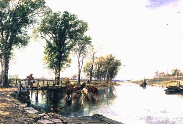 Trentside af Thomas Creswick