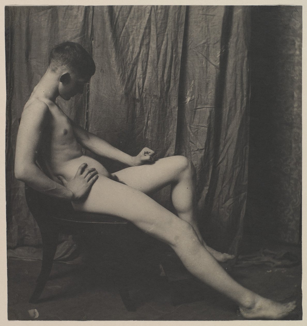 Bill Duckett nøgen, på Art Students’ League of Philadelphia af Thomas Eakins