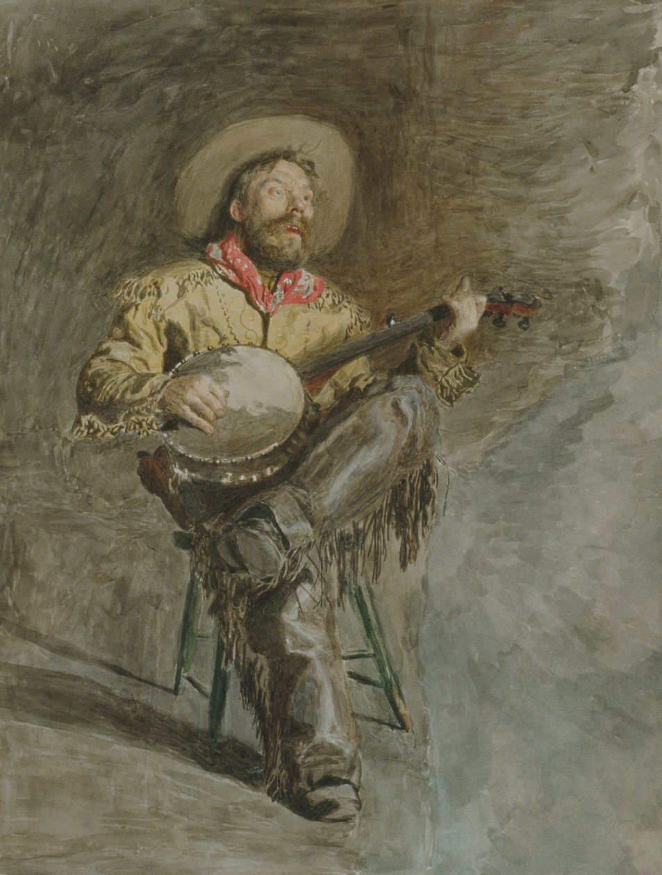 Cowboy-sang af Thomas Eakins