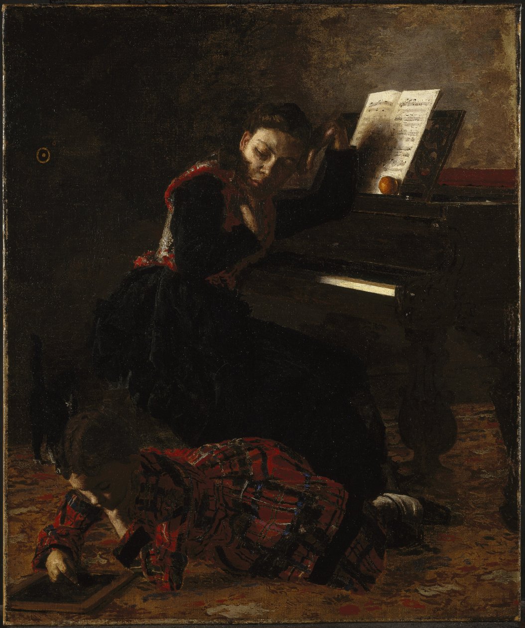 Hjemmescene af Thomas Eakins