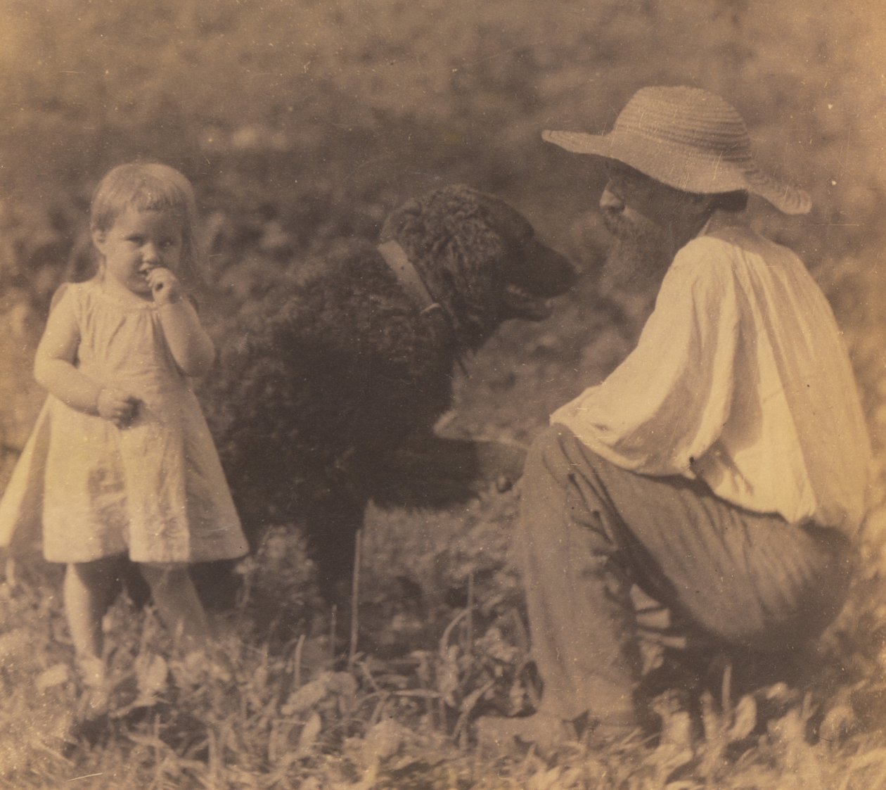 [Katie Crowell, William J. Crowell og „Piero?“] af Thomas Eakins