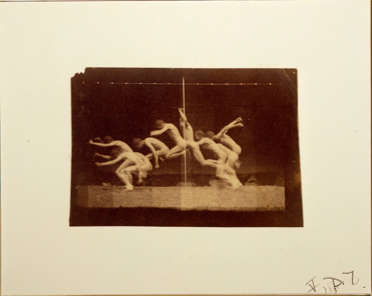 Marey Wheel-fotografier af uidentificeret model, 1884. af Thomas Eakins