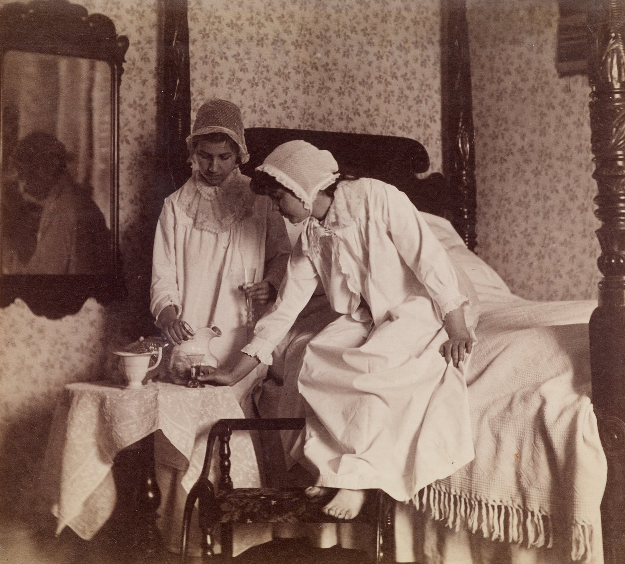 [Frøken Van Buren og frøken Willoughby] af Thomas Eakins