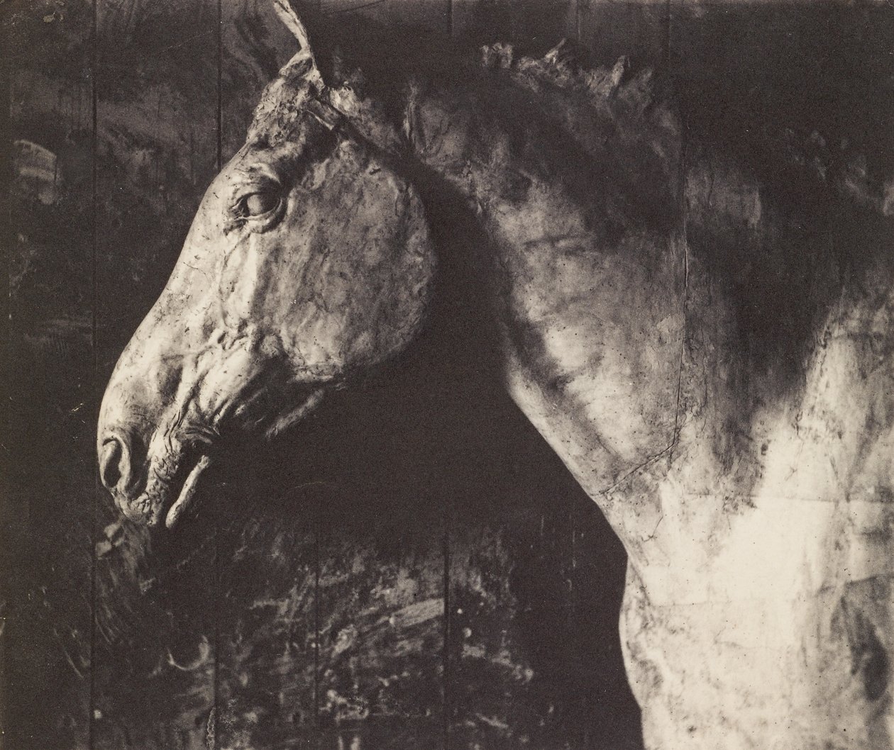 [Gipsmodel af Clinker til et rytterrelief af general Grant] af Thomas Eakins