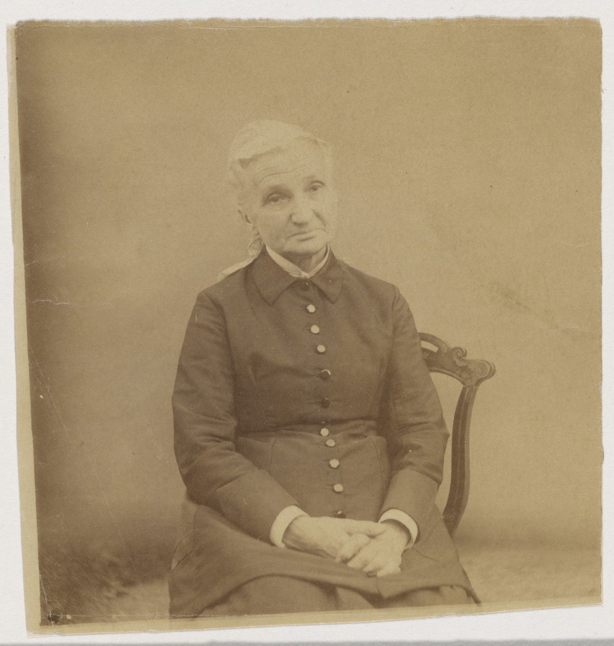 Portræt af en siddende ældre kvinde af Thomas Eakins