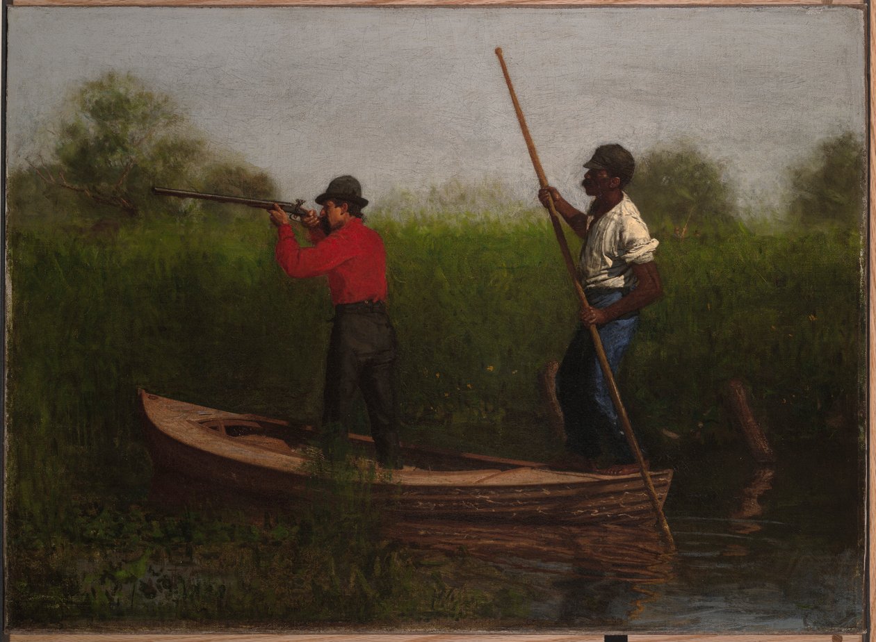 Jernbaneskydning på Delaware af Thomas Eakins