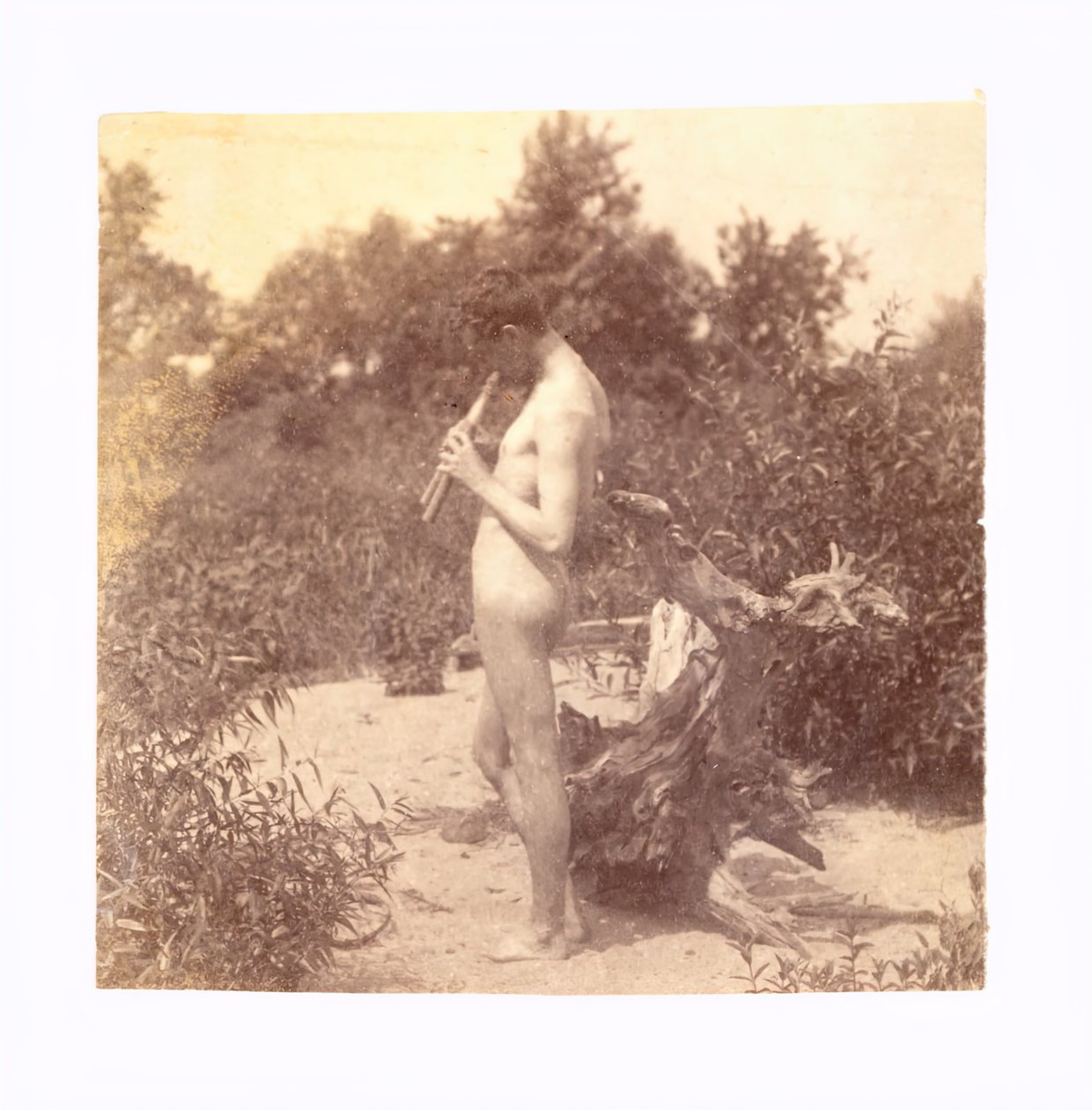 Standing Piper Study for Arcadia, ca. 1883. af Thomas Eakins