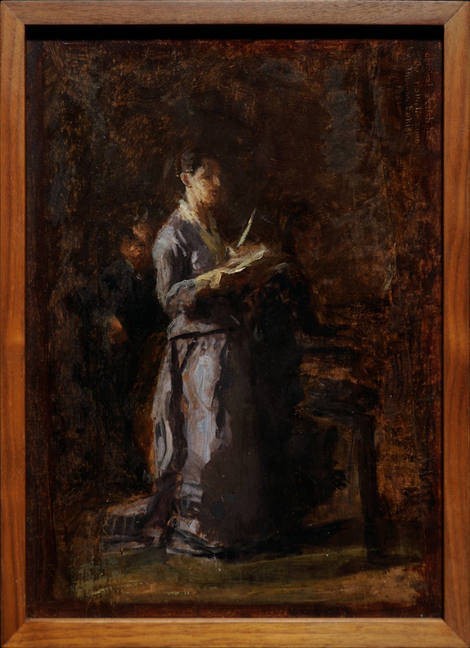 Studie til «Patetisk sang» af Thomas Eakins