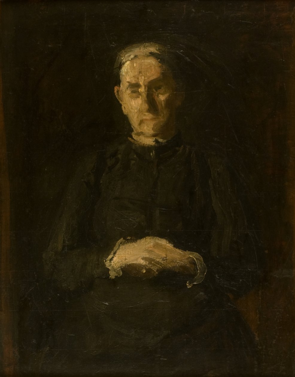 Studie til »Portræt af fru Elizabeth Duane Gillespie« af Thomas Eakins