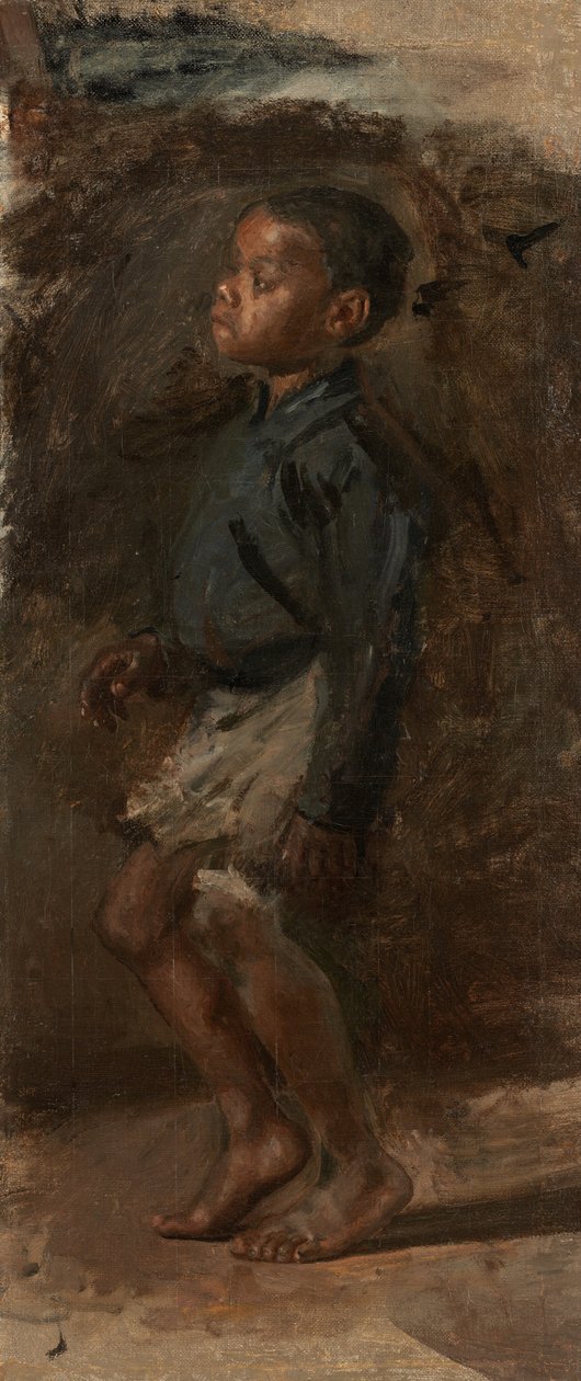 Studie for black Boy Dancing: The Boy, sandsynligvis 1877. af Thomas Eakins