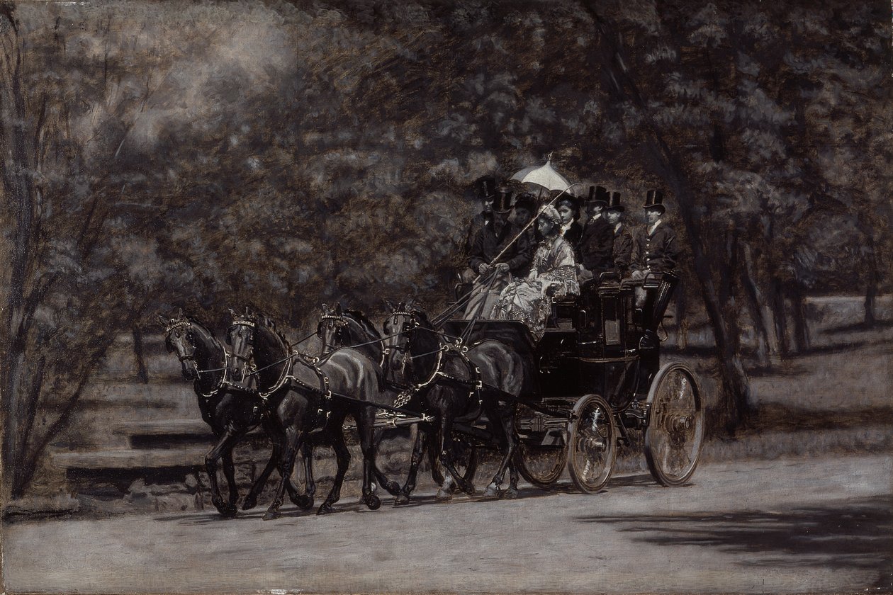 The Fairman Rogers Four-In-Hand (A May Morning in the Park) af Thomas Eakins