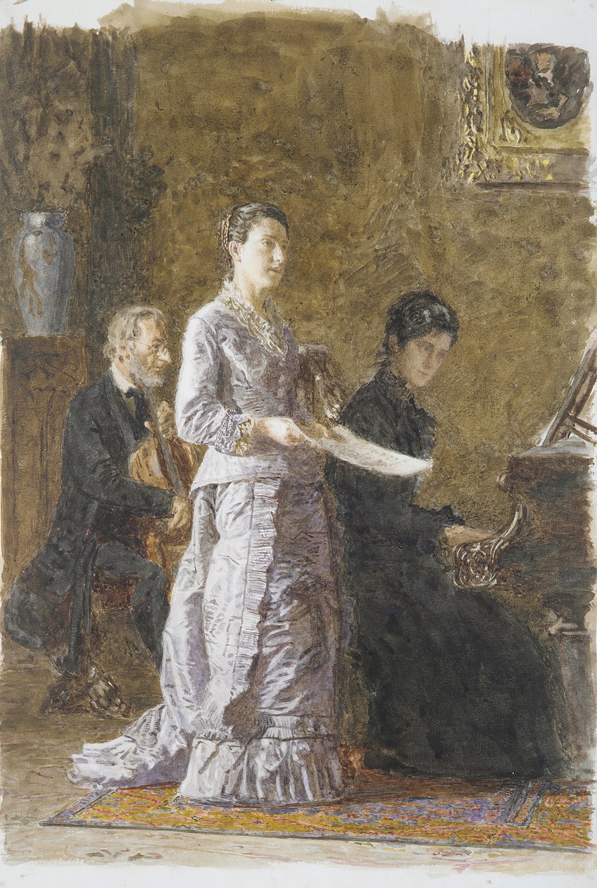 Den patetiske sang, 1881. af Thomas Eakins