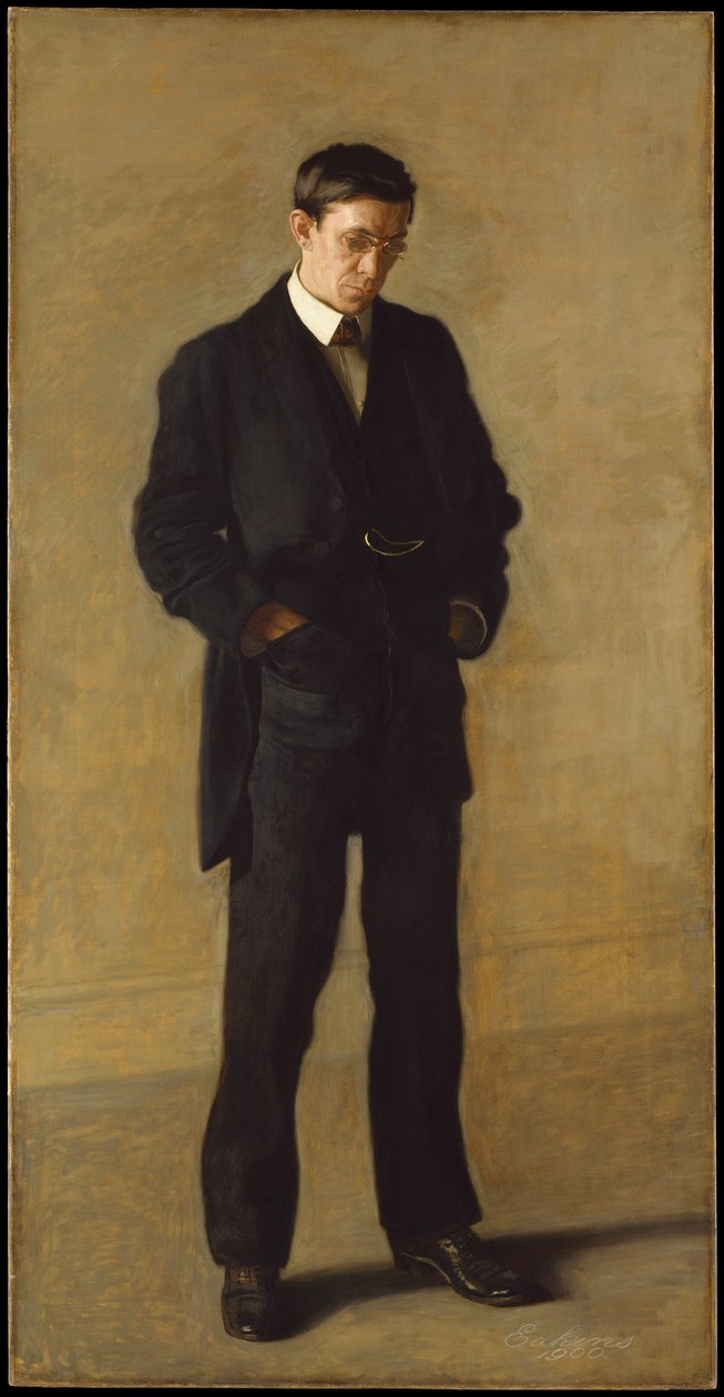 Tænkeren: Portræt af Louis N. Kenton af Thomas Eakins