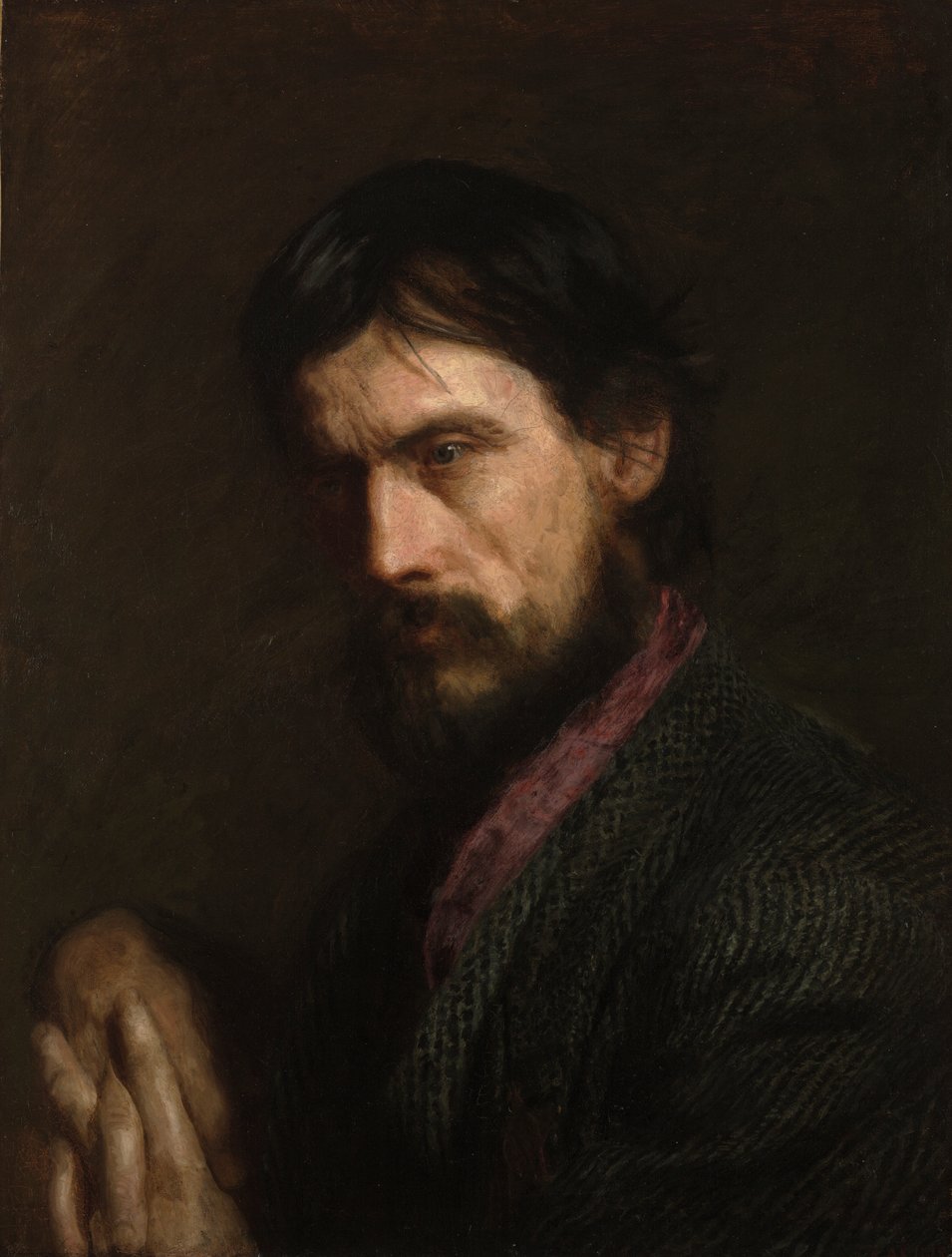Veteranen (Portræt af George Reynolds) af Thomas Eakins