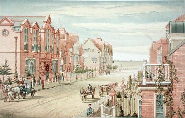 Bedford Park, London af Thomas Erat Harrison
