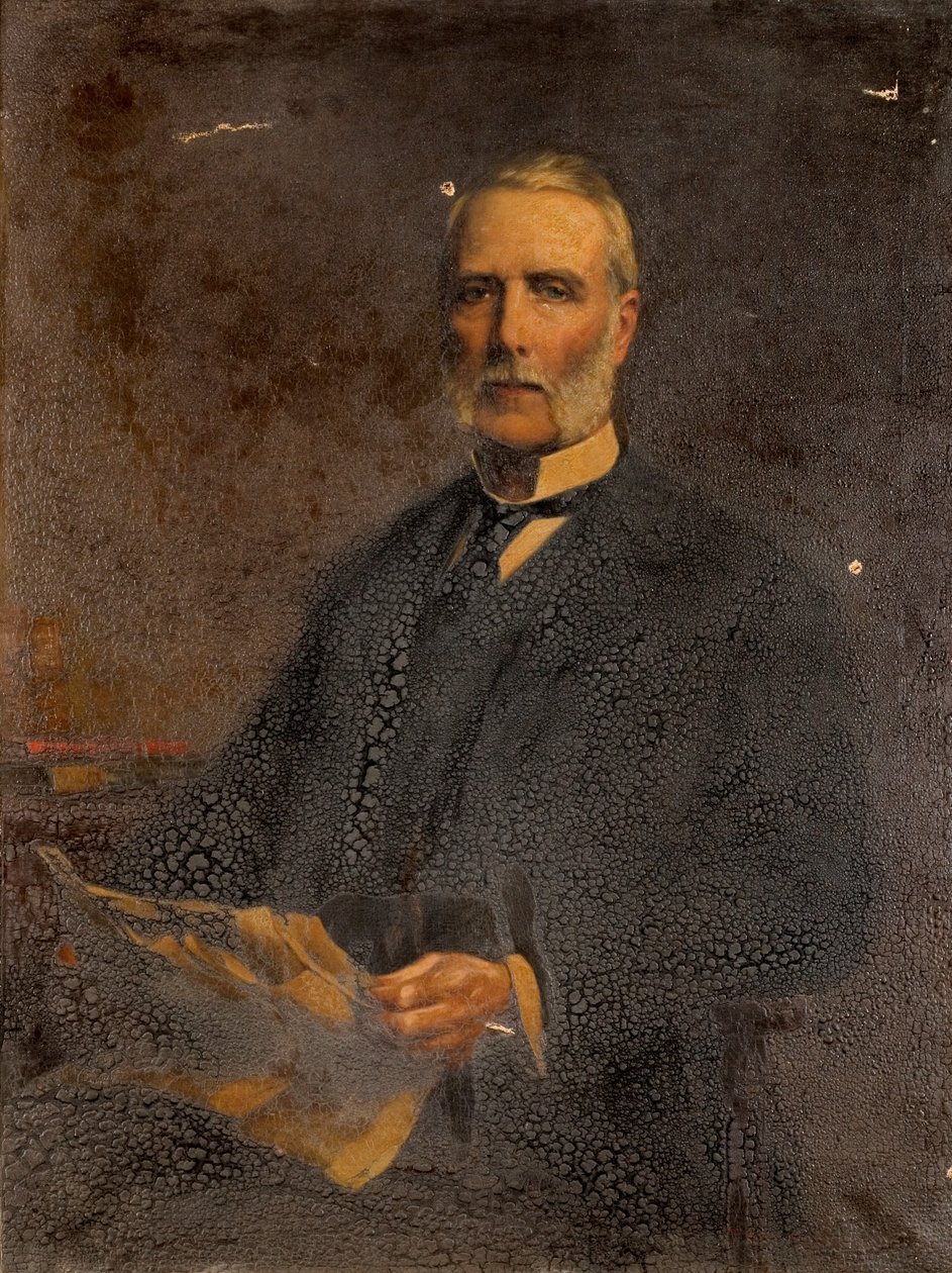 Portræt af John Hall af Thomas Eyre Macklin