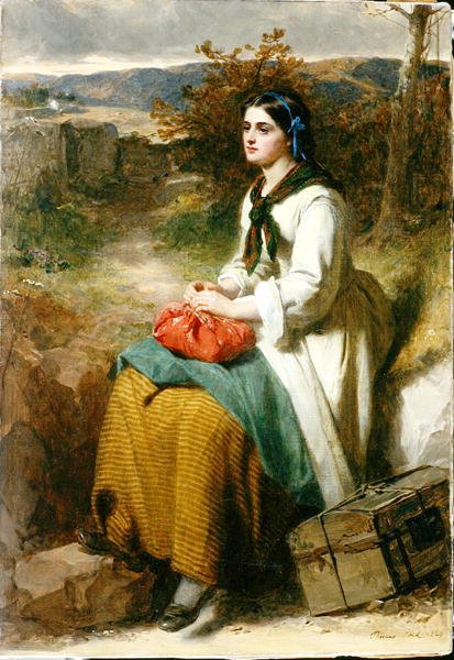 Lucys Flittin af Thomas Faed
