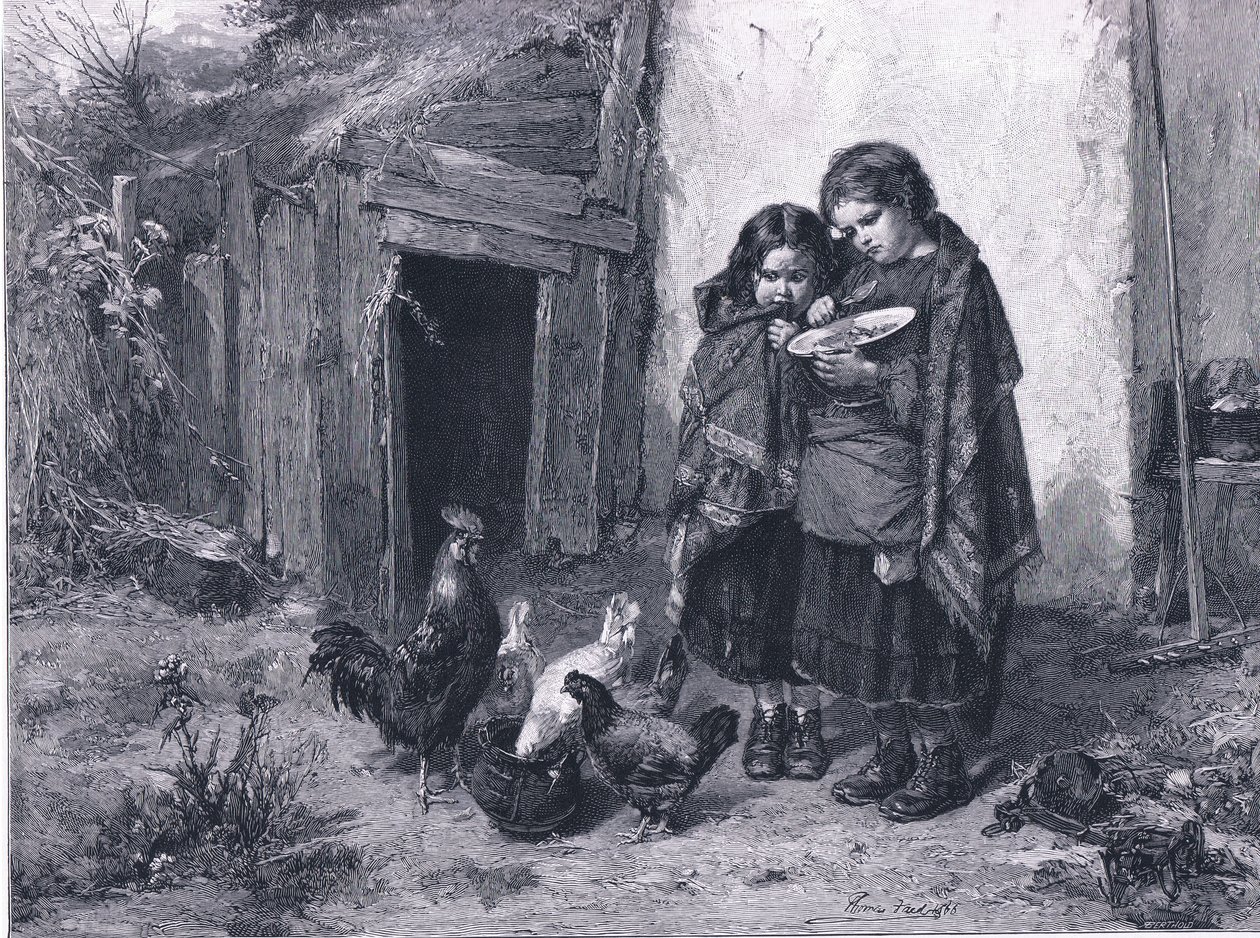 Pot Luck, fra The Magazine of Art 1893, Cassell and Company af Thomas Faed