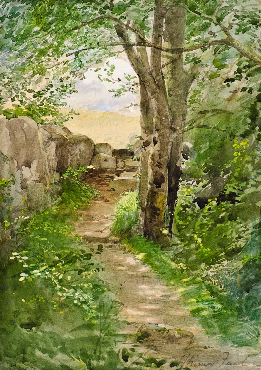 Skovsti af Thomas Faed