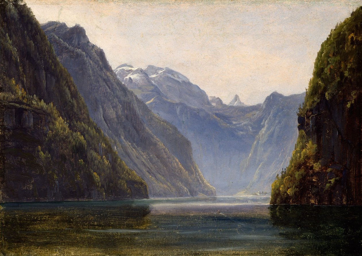 Fra Königssee af Thomas Fearnley
