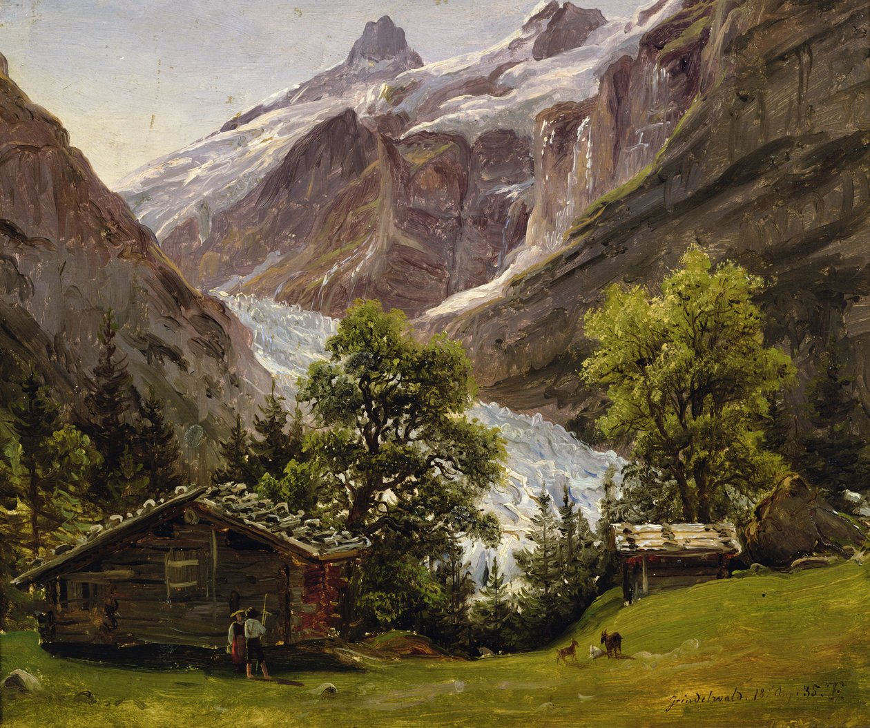 Grindelwald, Schweiz af Thomas Fearnley
