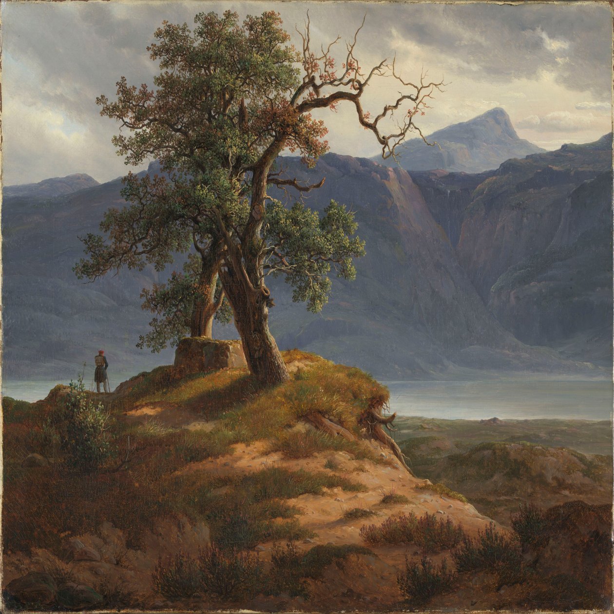 Landskab med en vandrer af Thomas Fearnley