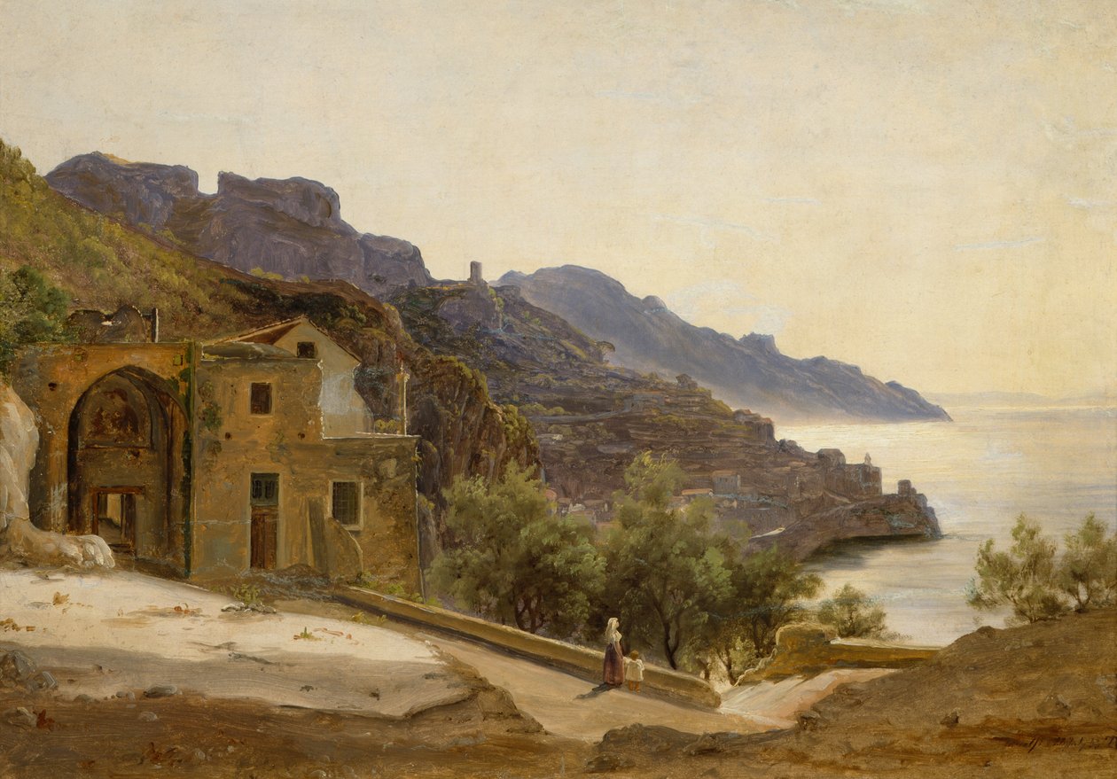 Terrasse i Amalfi af Thomas Fearnley