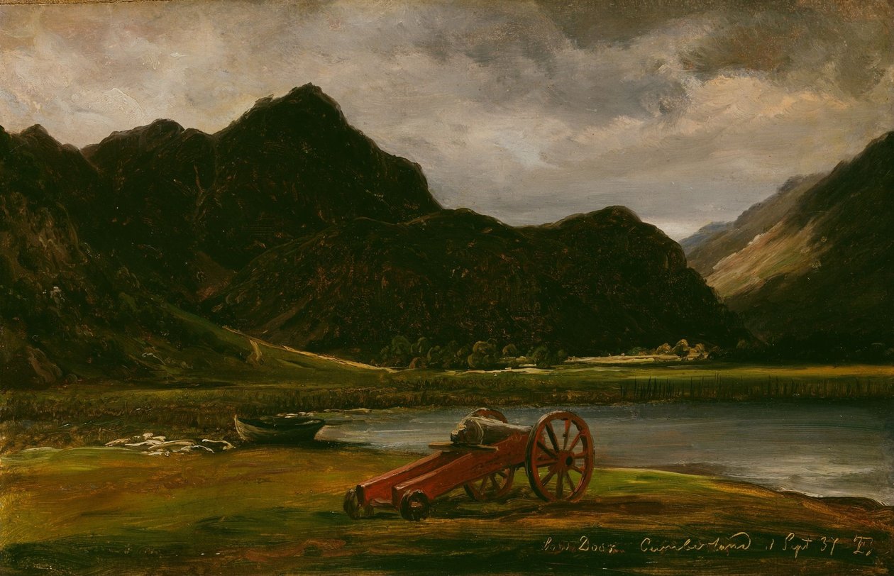 Kanonen ved Derwentwater af Thomas Fearnley