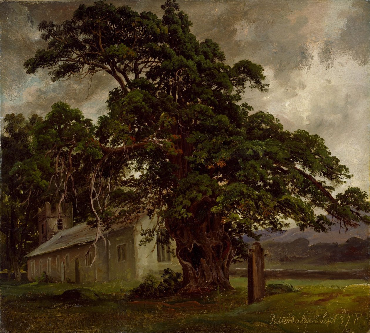 Kirken i Patterdale af Thomas Fearnley
