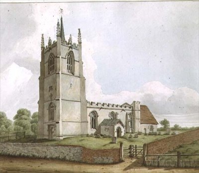 Great Barford Church, Bedfordshire af Thomas Fisher