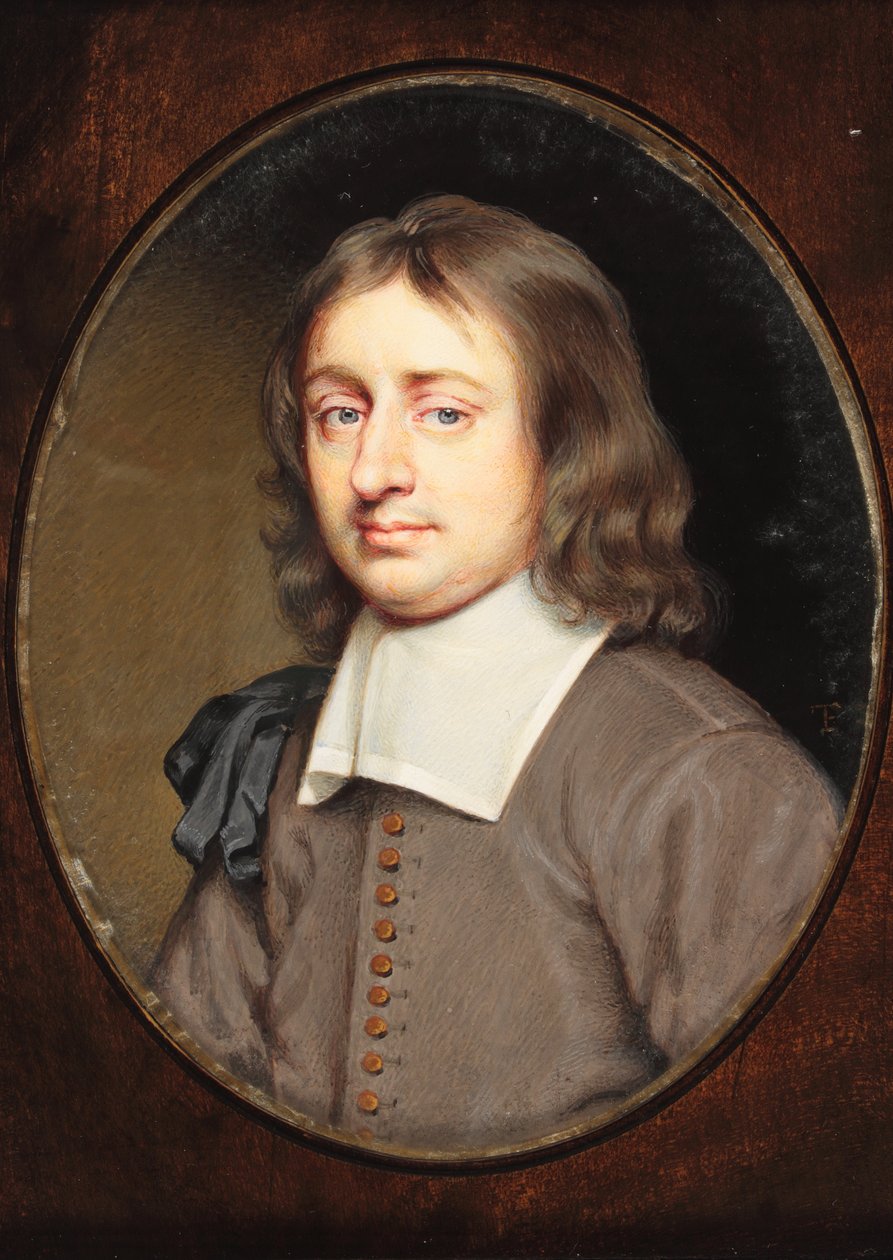Christopher Simpson (akvarel på vellum) af Thomas Flatman
