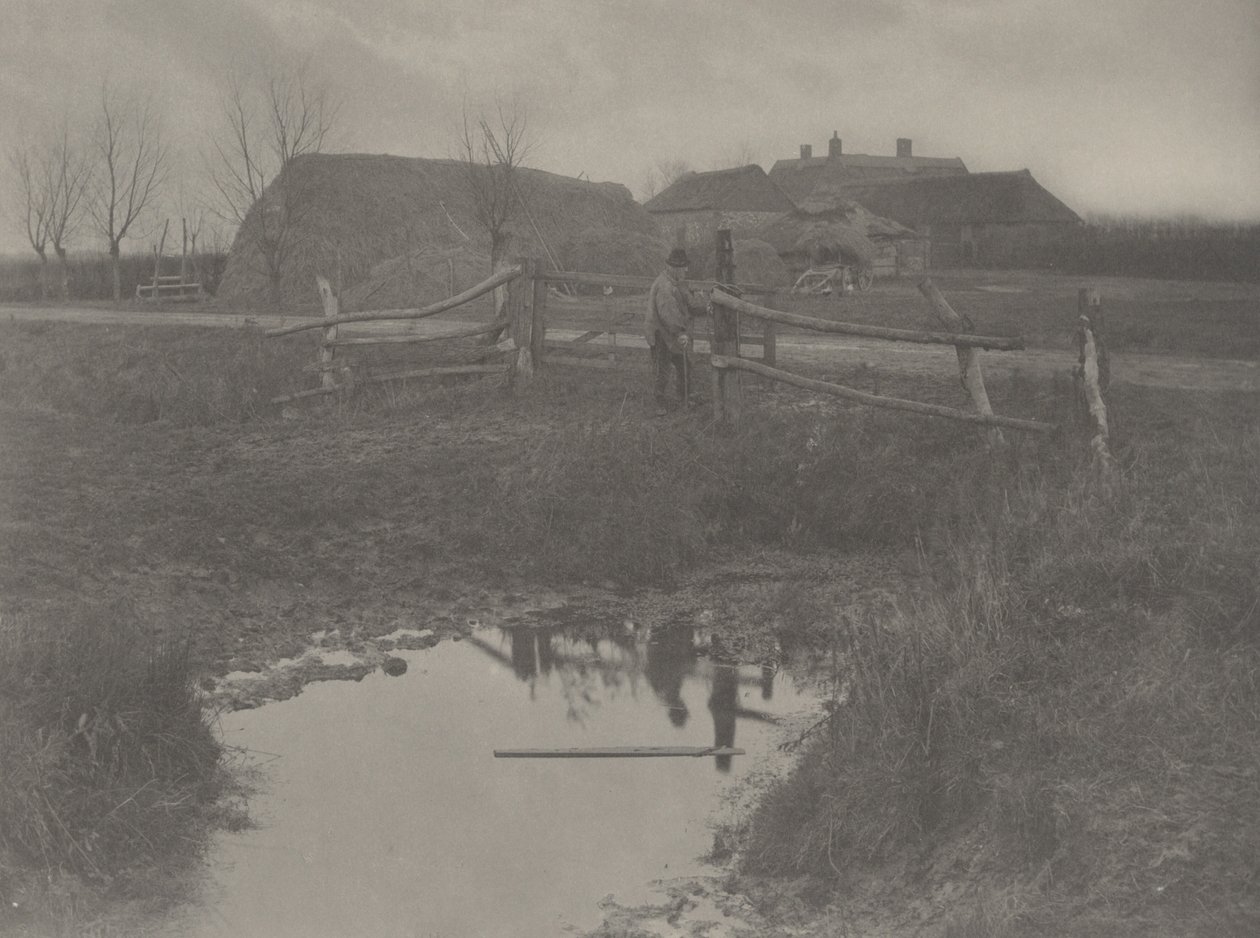 En marskgård, 1886 (foto) af Thomas Frederick Goodall