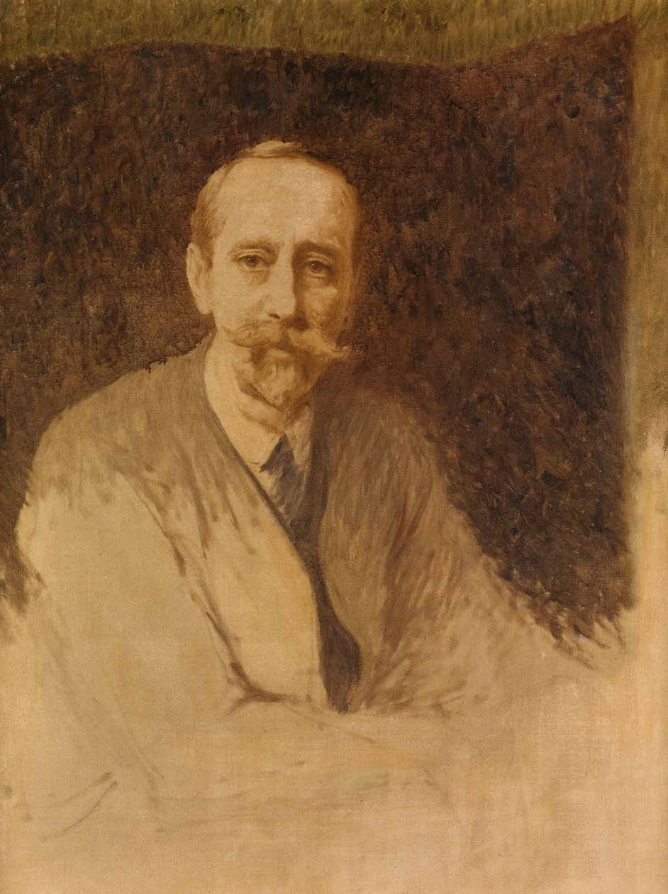 Selvportræt (olie på lærred) af Thomas Frederick Mason Sheard