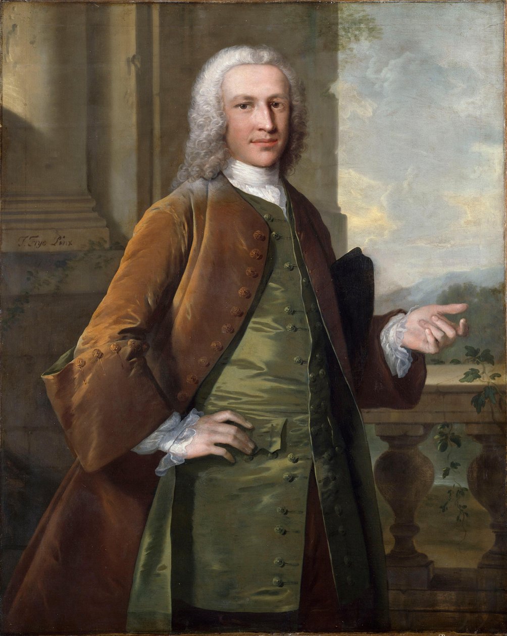 Porträt von Sir Charles Kemeys-Tynte, Baronet (1710-1785) af Thomas Frye