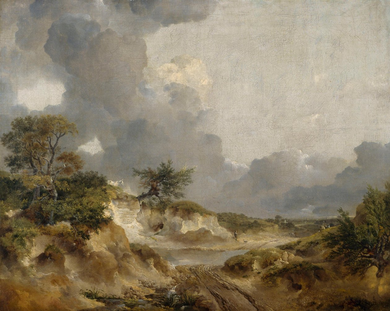 Udsigt i Suffolk af Thomas Gainsborough