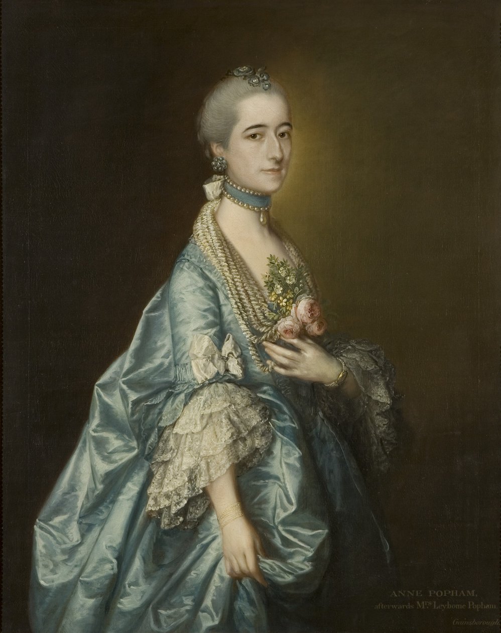 Ann Leyborne Leyborne, ca. 1763 (olie på lærred) af Thomas Gainsborough