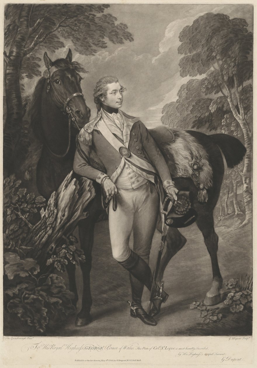Oberst St. Leger af Thomas Gainsborough