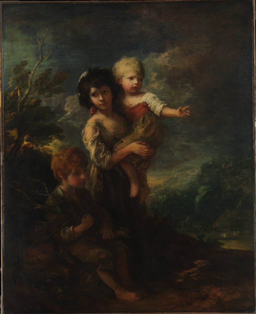 Børn i sommerhus (skovsamlerne) af Thomas Gainsborough
