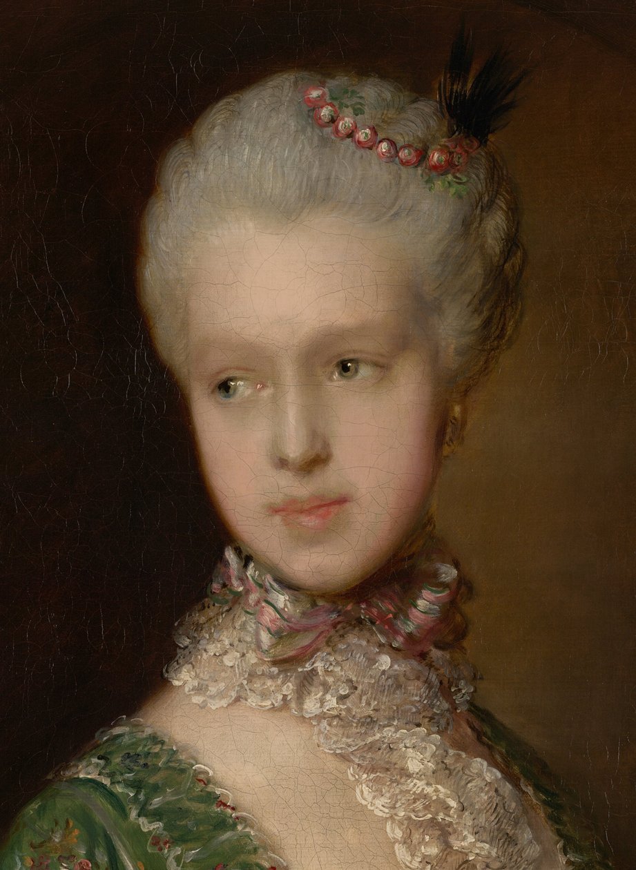 Elizabeth Wrottesley, senere hertuginde af Grafton af Thomas Gainsborough