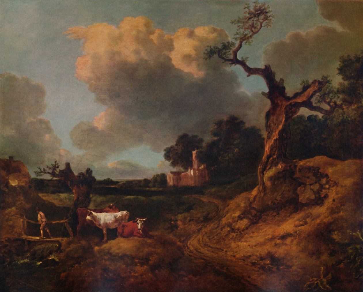 Elmsett Church, West Suffolk, 1700-tallet, 1935 af Thomas Gainsborough