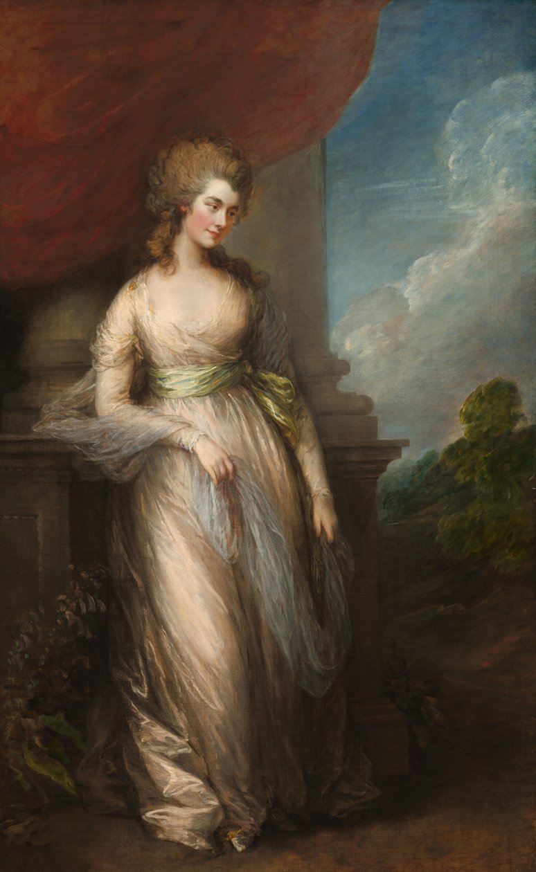 Georgiana, hertuginde af Devonshire, 1783. af Thomas Gainsborough