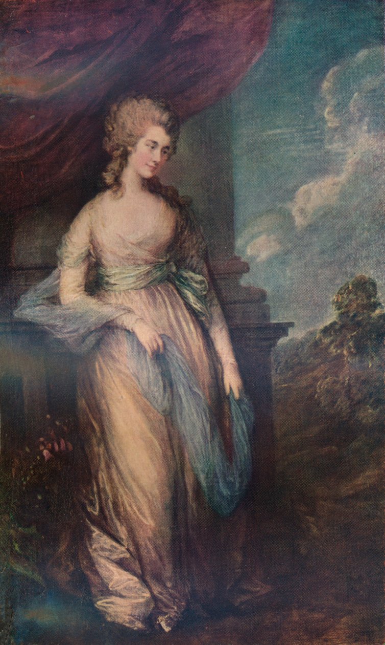 Georgiana, hertuginde af Devonshire, 1783, 1911 af Thomas Gainsborough