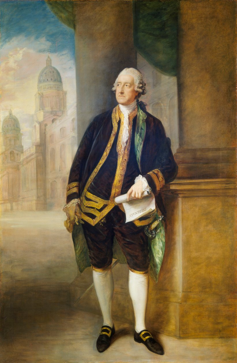 John Montagu, 4. jarl af Sandwich af Thomas Gainsborough