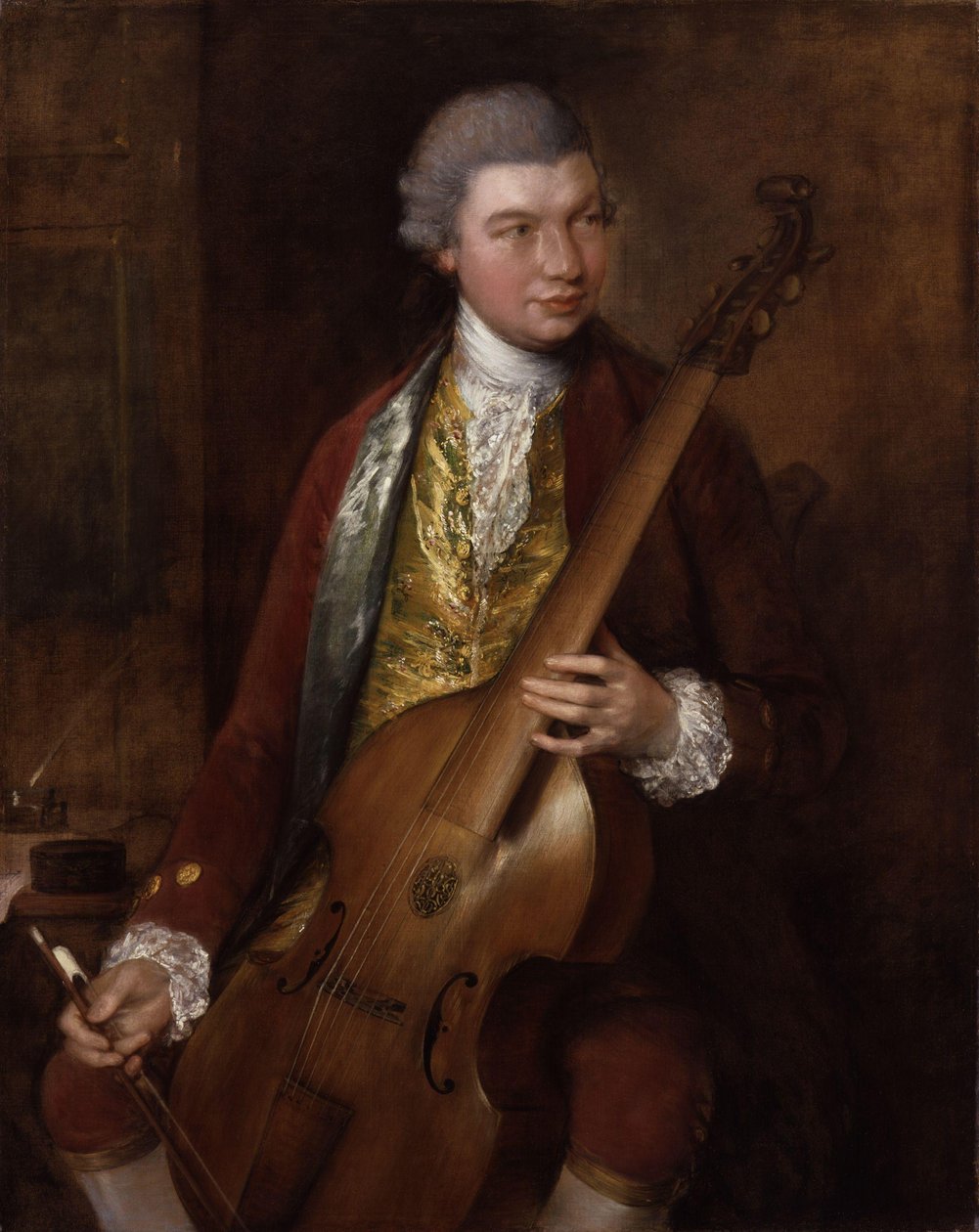 Karl Friedrich Abel af Thomas Gainsborough