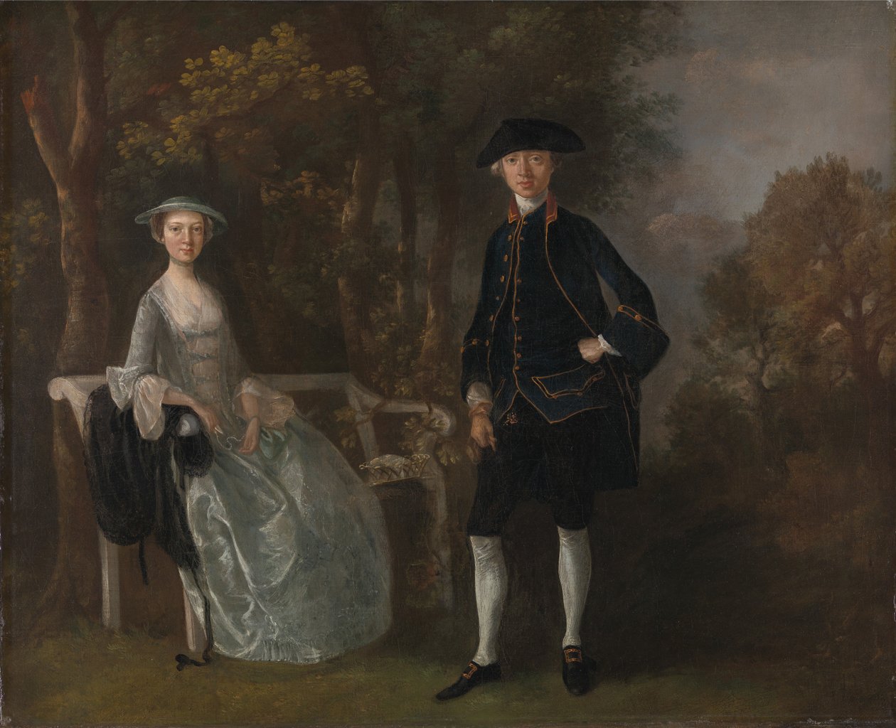 Lady Lloyd og hendes søn, Richard Savage Lloyd, fra Hintlesham Hall, Suffolk af Thomas Gainsborough