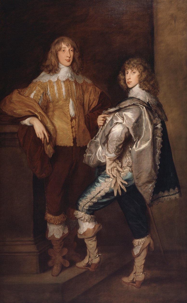 Lords John og Bernard Stuart, efter Anthony van Dyck, ca. 1760-70 (olie på lærred) af Thomas Gainsborough