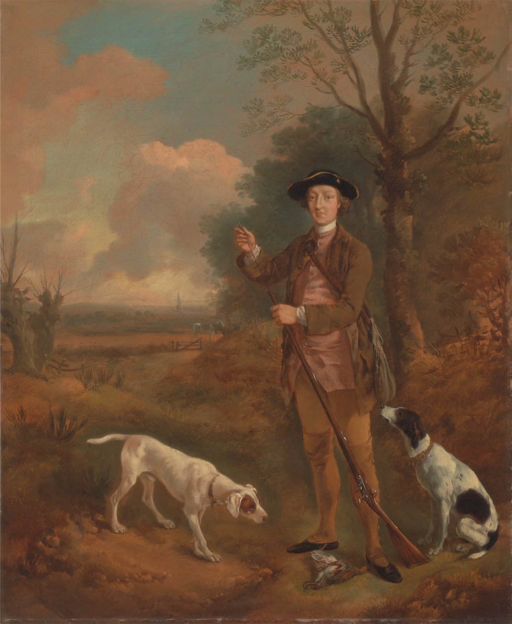 Major John Dade, fra Tannington, Suffolk, ca. 1755. af Thomas Gainsborough