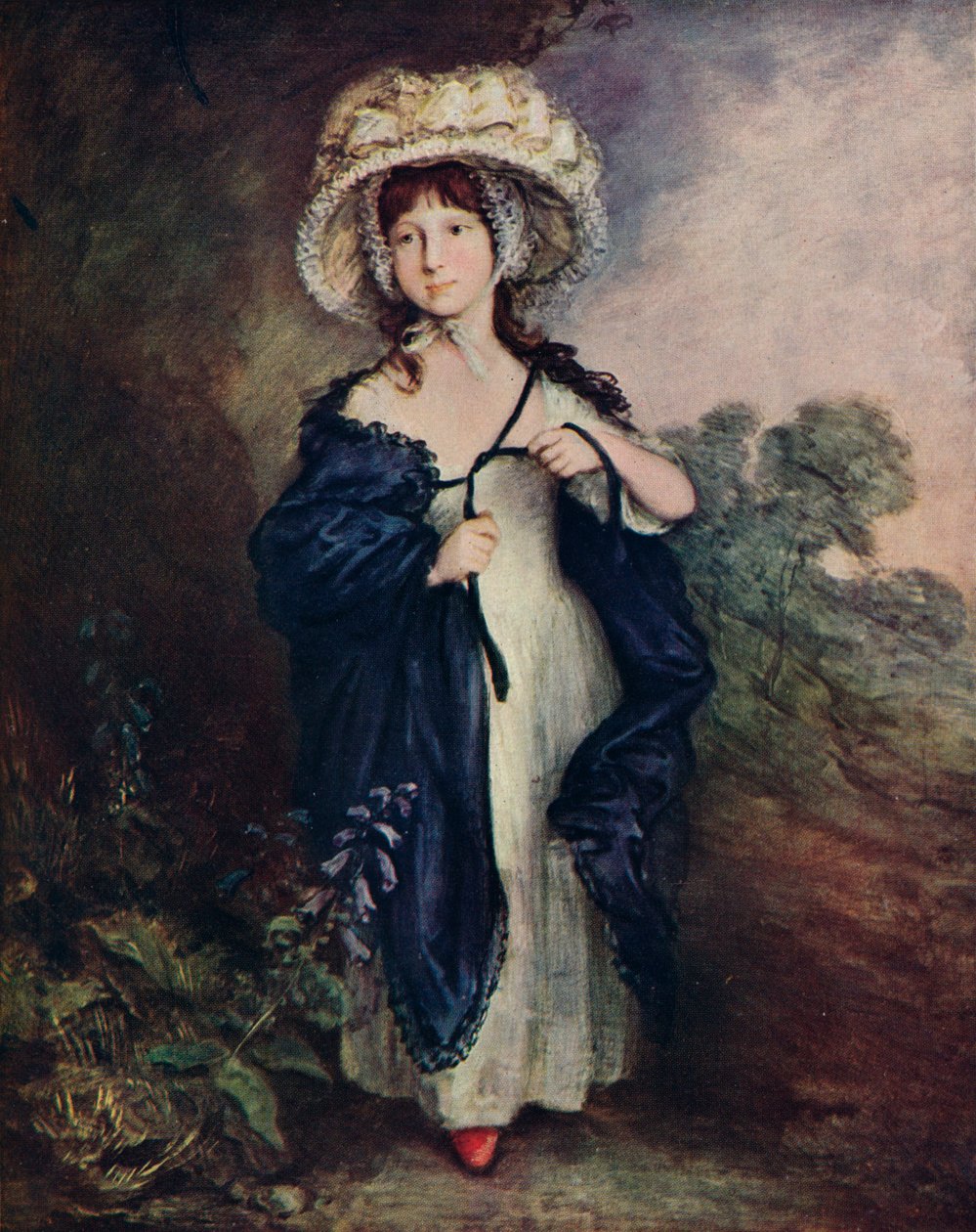 Miss Elizabeth Haverfield, c1780 1910 af Thomas Gainsborough