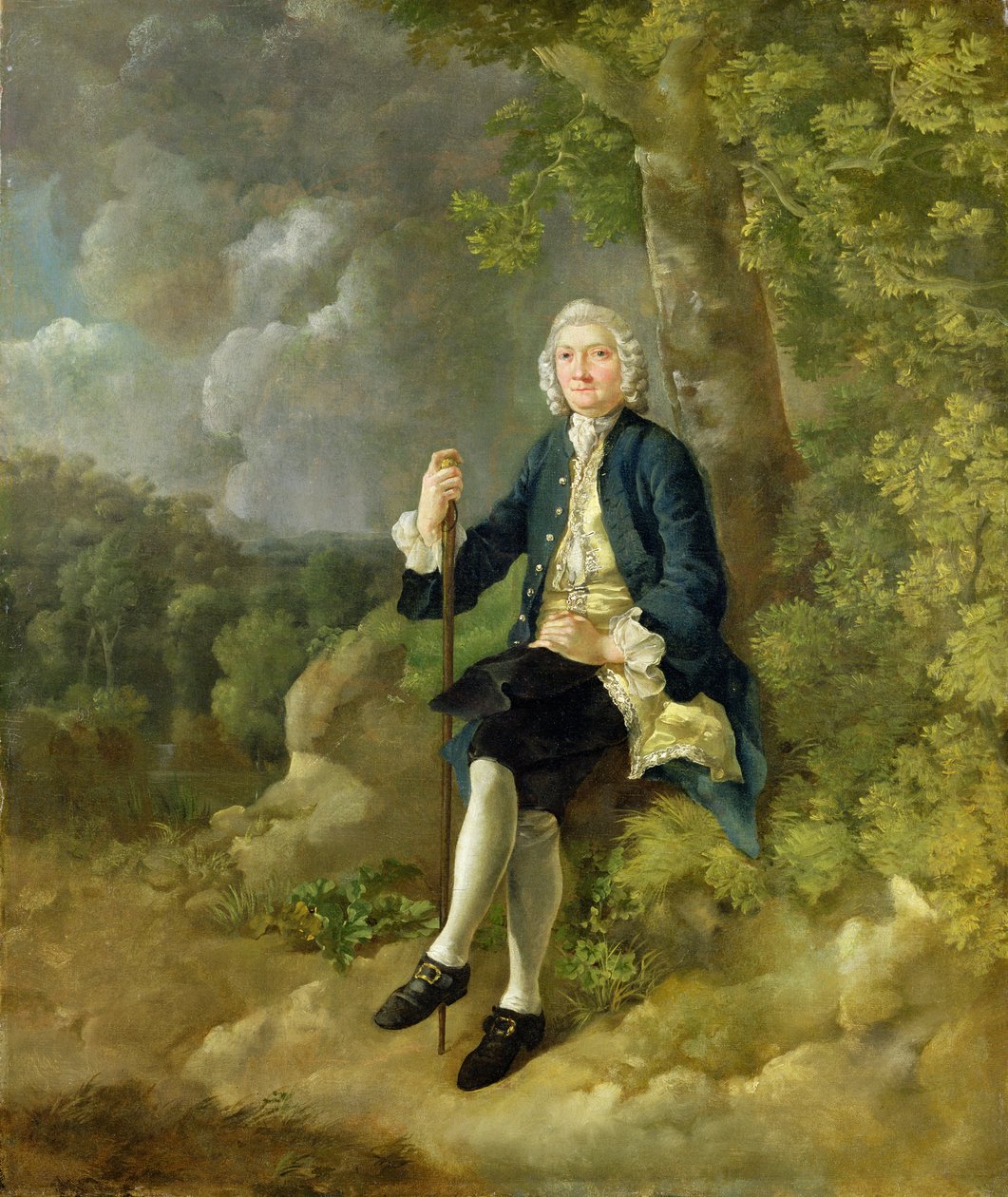 Mr Clayton Jones, ca. 1744-45 (olie på lærred) af Thomas Gainsborough