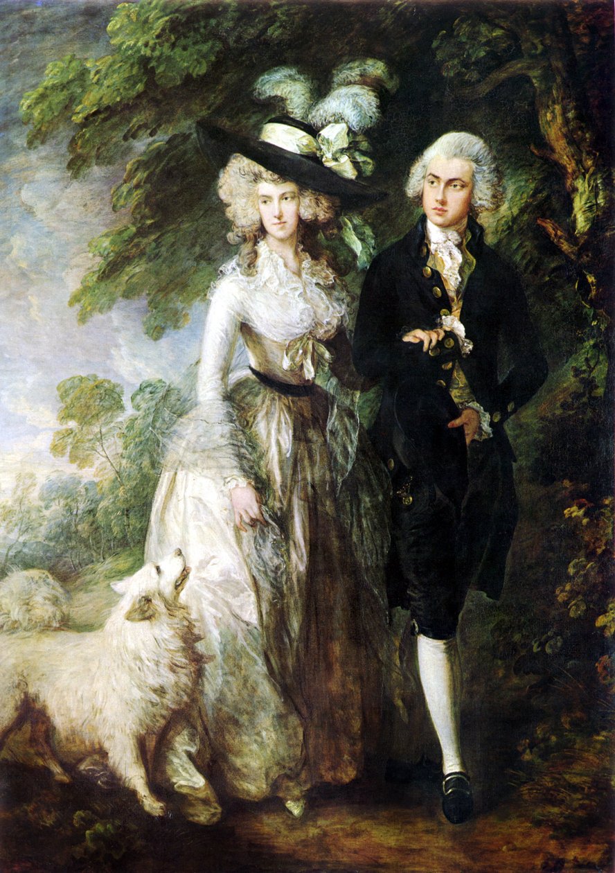 Hr. og fru William Hallett ("The Morning Walk") af Thomas Gainsborough
